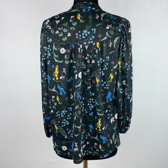 Anna Glover x H&M Peasant Top Womens XS Floral Oversized - Picture 9 of 12
